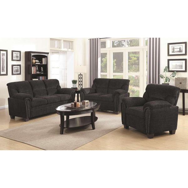 Coaster Furniture Clementine 506574 3 pc Living Room Set IMAGE 1