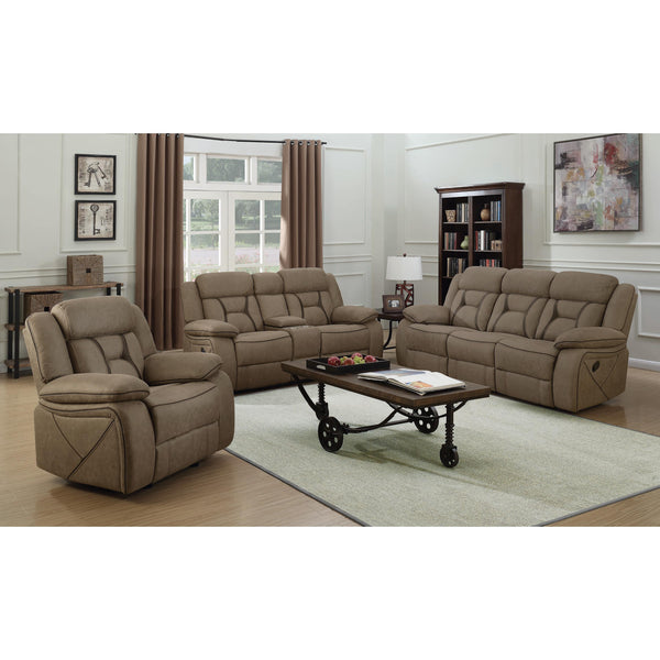 Coaster Furniture Higgins 602264 3 pc Reclining Living Room Set IMAGE 1