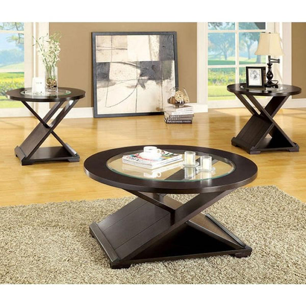 Furniture of America Orbe Occasional Table Set CM4006-3PK-SET IMAGE 1