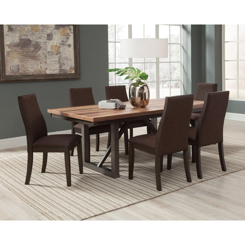 Coaster Furniture Spring Creek Dining Table with Trestle Base 106581 IMAGE 3