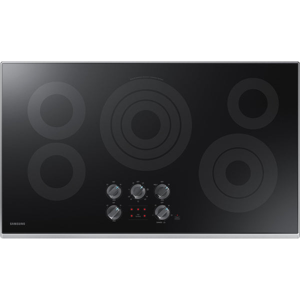 Samsung 36-inch Built-In Electric Cooktop NZ36K6430RS/AA IMAGE 1