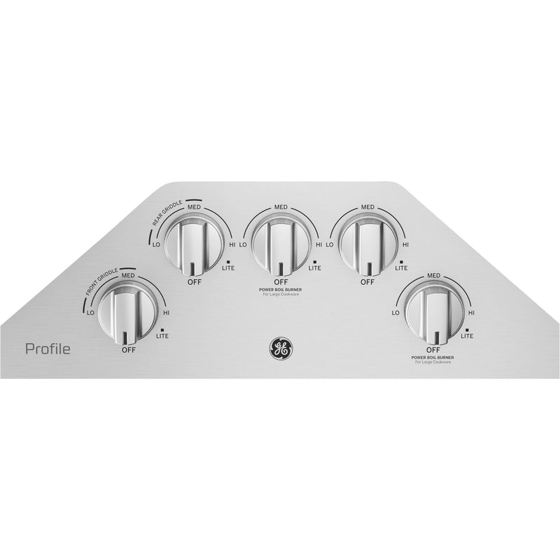 GE Profile 36-inch Built-In Gas Cooktop with MAX Burner System PGP7036SLSS IMAGE 2