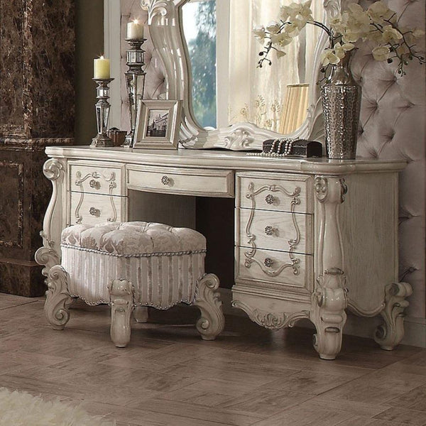 Acme Furniture Versailles 7-Drawer Vanity Table 21137 IMAGE 1