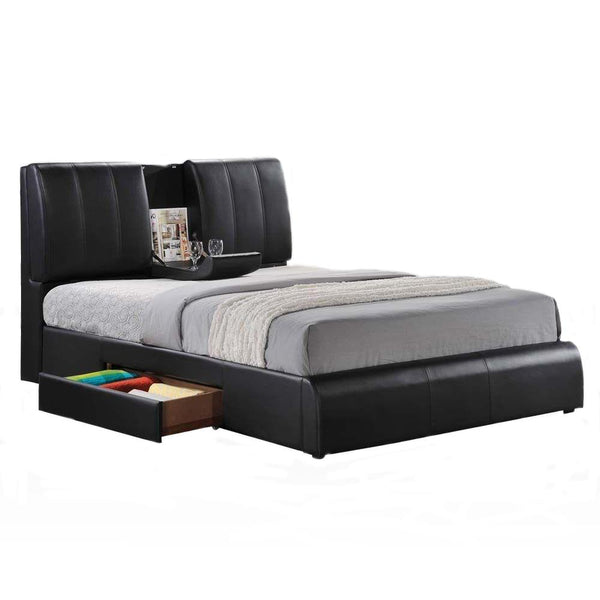 Acme Furniture Kofi King Upholstered Platform Bed 21266EK IMAGE 1