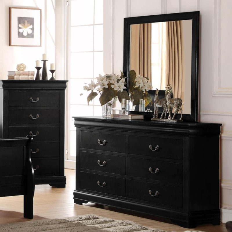Acme Furniture Louis Philippe Dresser Mirror 23734 IMAGE 2