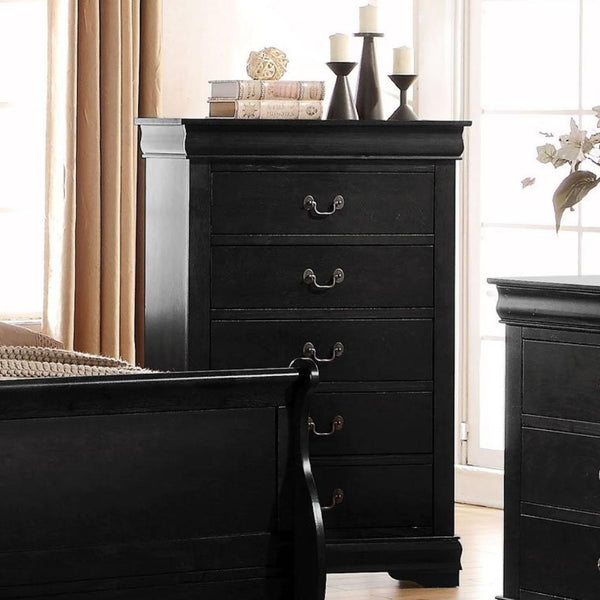 Acme Furniture Louis Philippe 5-Drawer Chest 23736 IMAGE 1