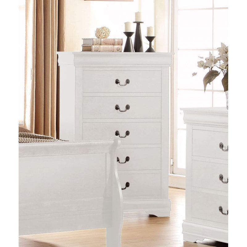 Acme Furniture Louis Philippe 5-Drawer Chest 23836 IMAGE 2