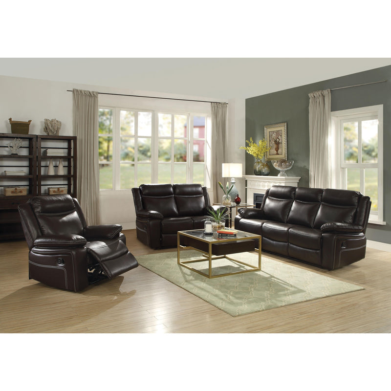 Acme Furniture Corra Reclining Polyurethane Sofa 52050 IMAGE 2