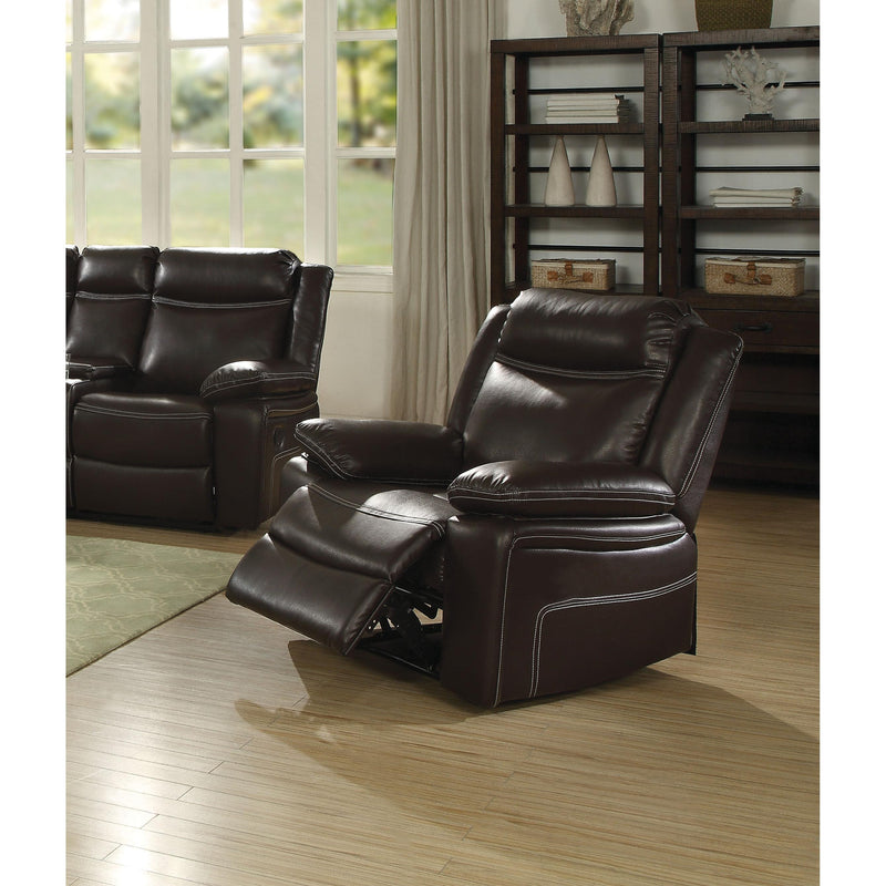 Acme Furniture Corra Polyurethane Recliner 52052 IMAGE 2