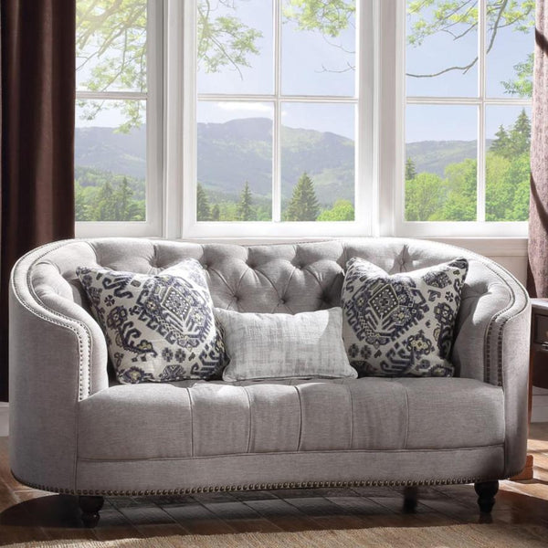 Acme Furniture Saira Stationary Fabric Loveseat 52061 IMAGE 1