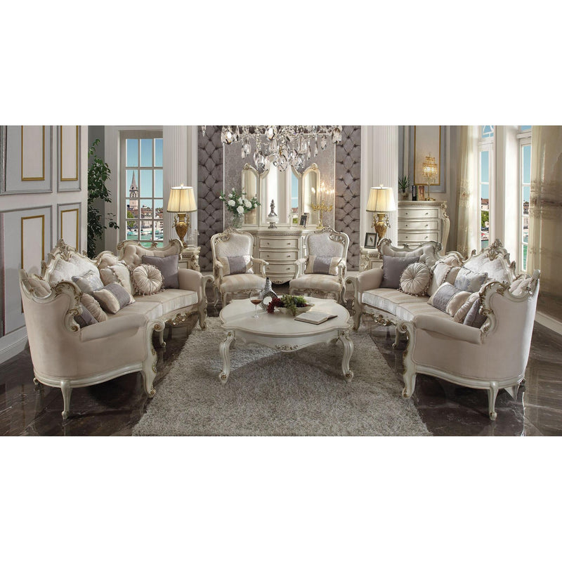 Acme Furniture Picardy Stationary Fabric Sofa 56880 IMAGE 2