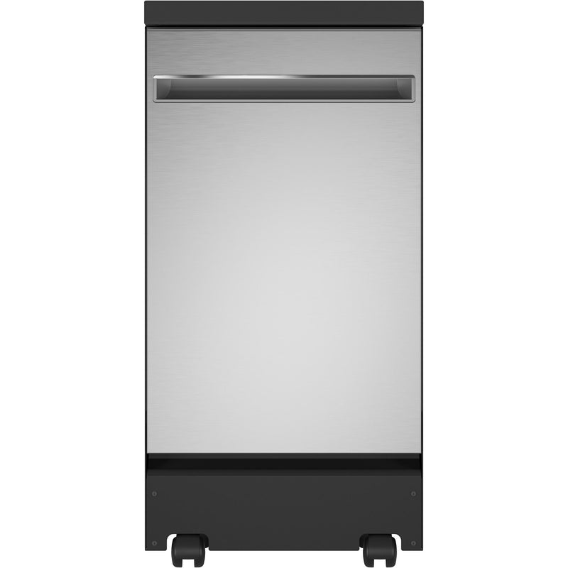 GE 18-inch Portable Dishwasher with Sanitize Option GPT145SSLSS IMAGE 1