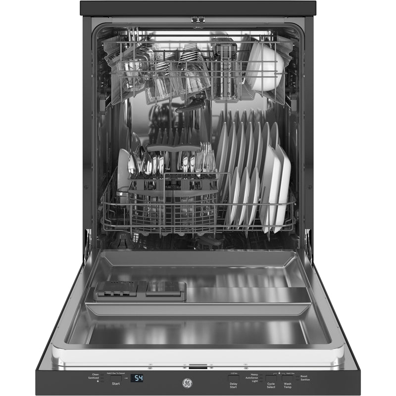 GE 24-inch Portable Dishwasher with Sanitize Option GPT225SGLBB IMAGE 3