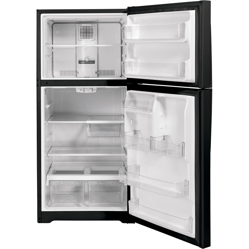 GE 30-inch, 19.1 cu. ft. Top Freezer Refrigerator GTS19KGNRBB IMAGE 2