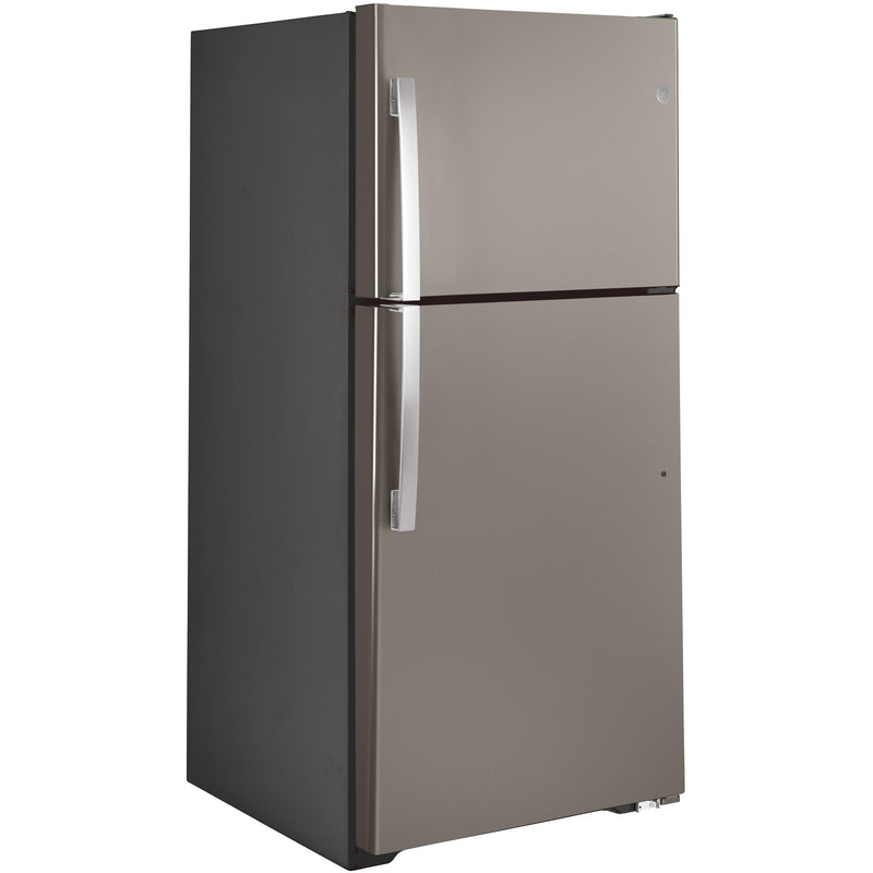 GE 30-inch, 19.1 cu.ft. Freestanding Top Freezer Refrigerator with LED Lighting GTS19KMNRES IMAGE 5