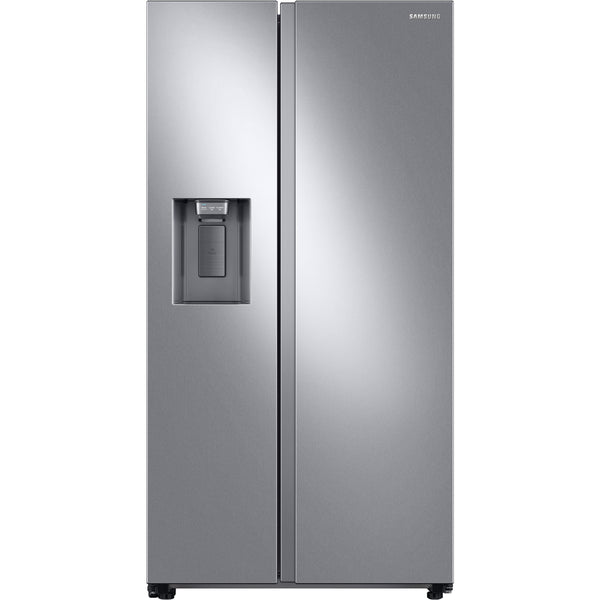 Samsung 36-inch, 27.4 cu.ft. Freestanding Side-by-Side Refrigerator with External Water and Ice Dispensing System RS27T5200SR/AA IMAGE 1