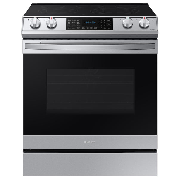 Samsung 30-inch Slide-In Electric Range with Air Fry NE63T8511SS/AA IMAGE 1
