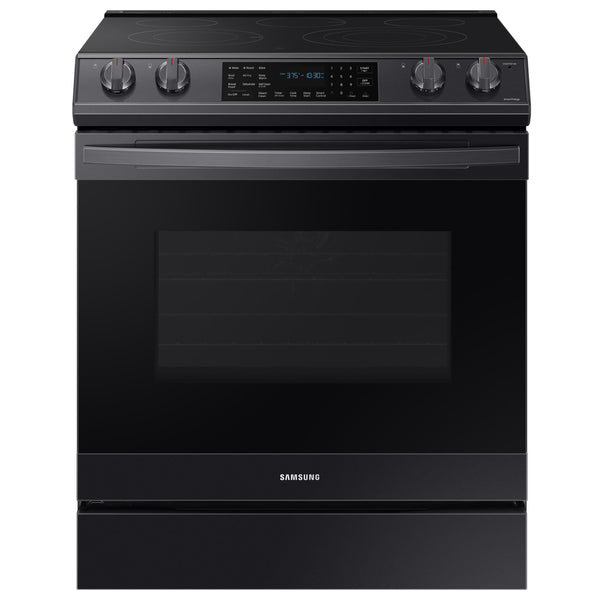 Samsung 30-inch Slide-In Electric Range with Air Fry NE63T8511SG/AA IMAGE 1