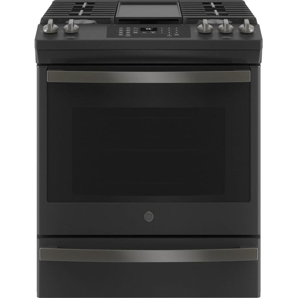 GE 30-inch Slide-in Gas Range with Convection Technology JGS760FPDS IMAGE 1