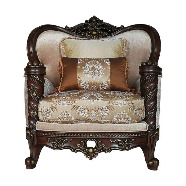 Acme Furniture Devayne Stationary Fabric Chair 50687 IMAGE 1