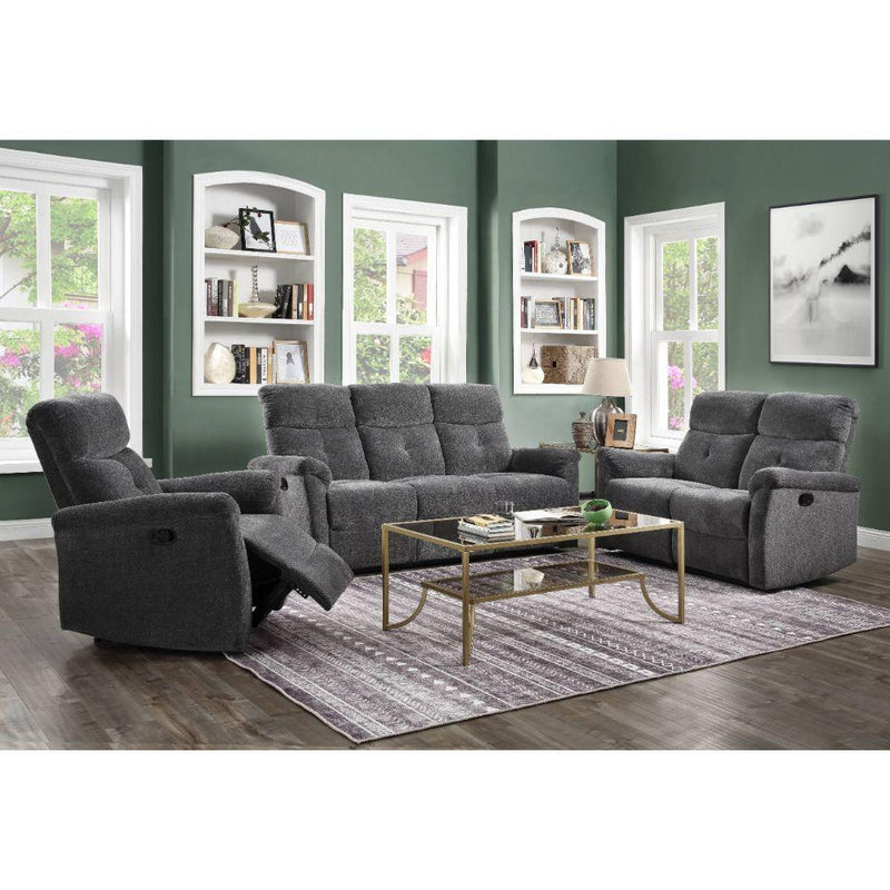 Acme Furniture Treyton Glider Fabric Recliner 51817 IMAGE 8