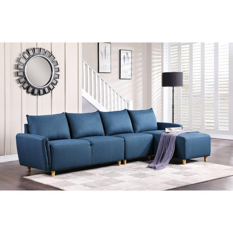 Acme Furniture Marcin Fabric 3 pc Sectional 51820 IMAGE 7
