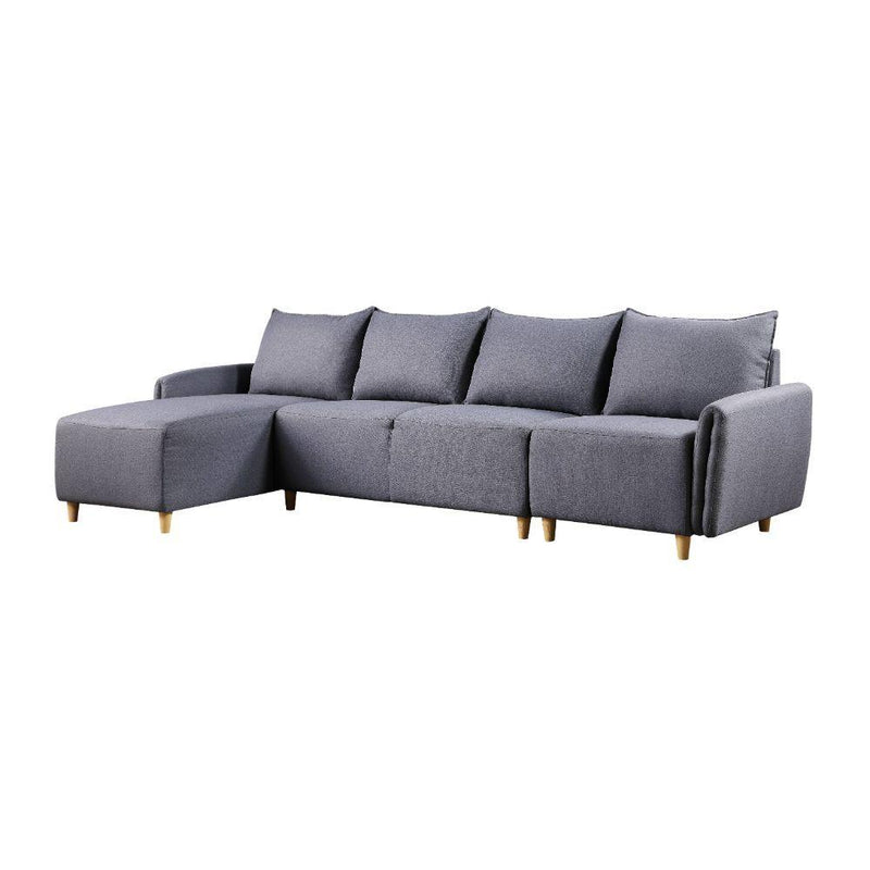 Acme Furniture Marcin Fabric 3 pc Sectional 51830 IMAGE 2