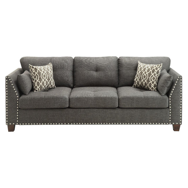 Acme Furniture Laurissa Stationary Fabric Sofa 52405 IMAGE 1