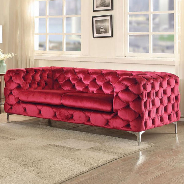 Acme Furniture Adam Stationary Fabric Loveseat 52796 IMAGE 1