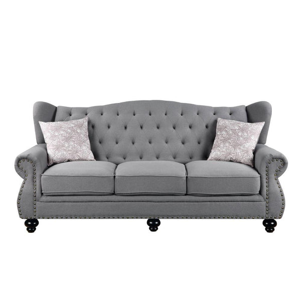 Acme Furniture Hannes Stationary Fabric Sofa 53280 IMAGE 1