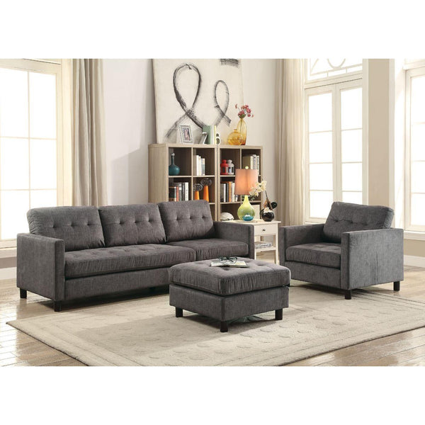 Acme Furniture Ceasar Fabric 2 pc Sectional 53315 IMAGE 1
