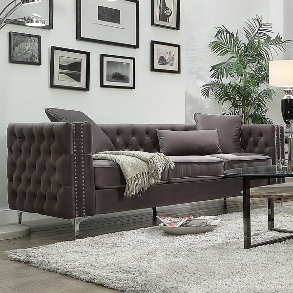 Acme Furniture Gillian II Stationary Fabric Sofa 53385 IMAGE 1