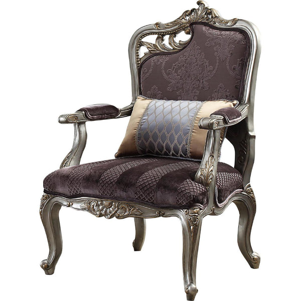 Acme Furniture Picardy Stationary Fabric Accent Chair 53467 IMAGE 1