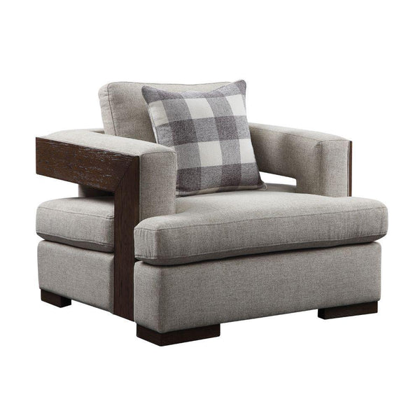 Acme Furniture Niamey Stationary Fabric Chair 54852 IMAGE 1