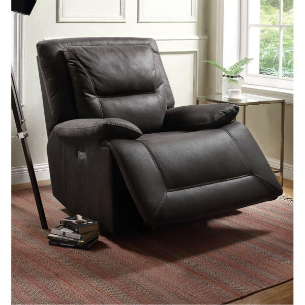 Acme Furniture Neely Power Swivel Glider Fabric Recliner 59456 IMAGE 1