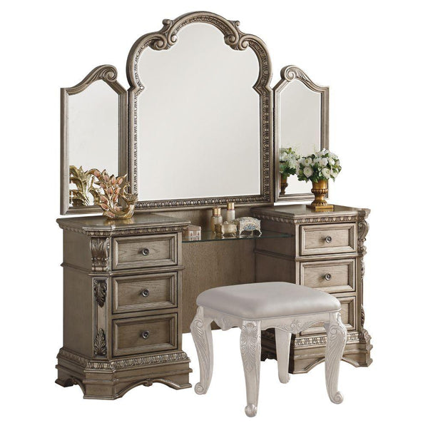 Acme Furniture Northville 3-Drawer Vanity Table 26940 IMAGE 1