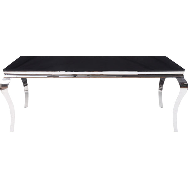 Acme Furniture Fabiola Dining Table with Glass Top 62070 IMAGE 1
