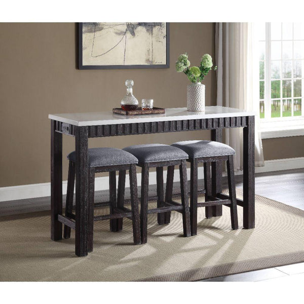 Acme Furniture Necalli 4 pc Counter Height Dinette 72930 IMAGE 1