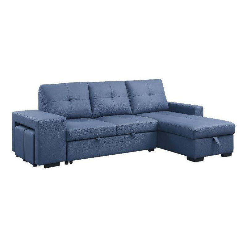 Acme Furniture Strophios Fabric Sleeper Sectional 54650 IMAGE 2