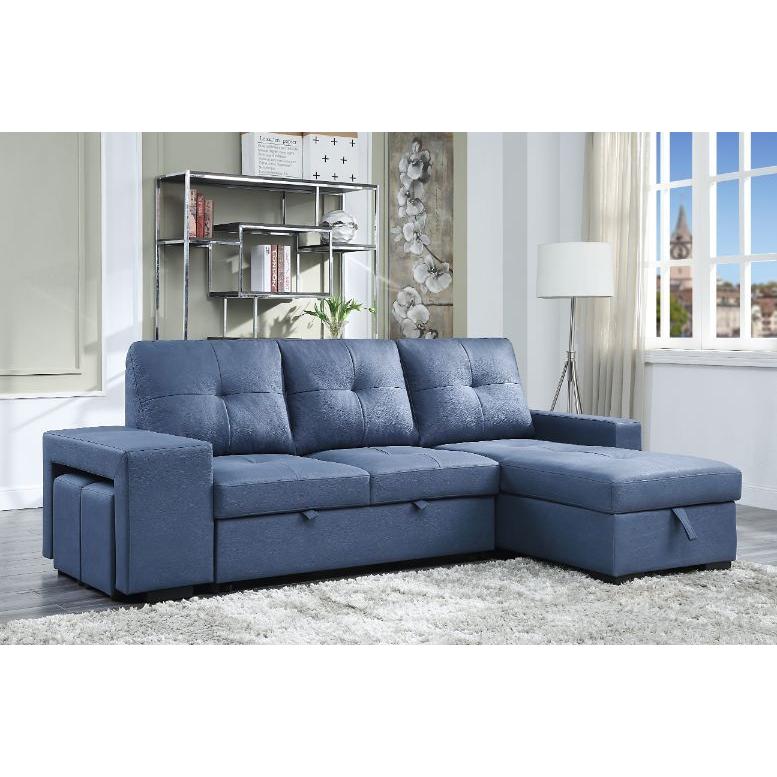 Acme Furniture Strophios Fabric Sleeper Sectional 54650 IMAGE 8