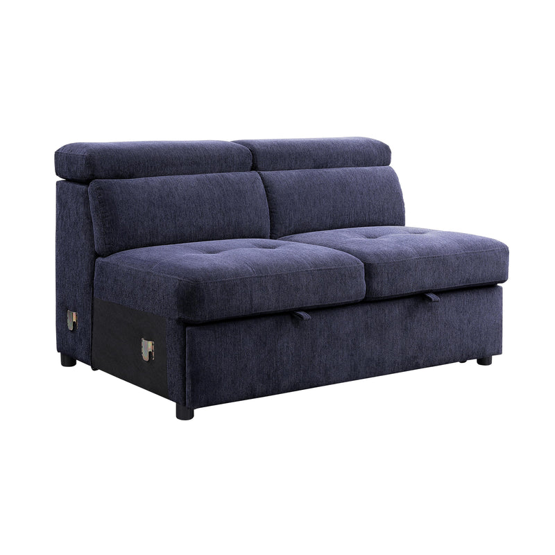Acme Furniture Nekoda Fabric Sleeper Sectional 55520 IMAGE 5
