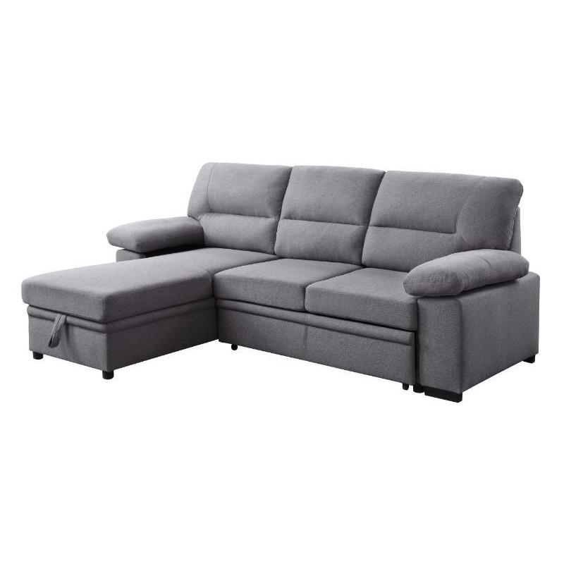Acme Furniture Nazli Fabric Sleeper Sectional 55525 IMAGE 2