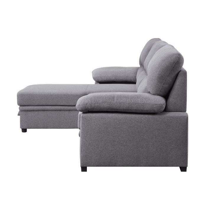 Acme Furniture Nazli Fabric Sleeper Sectional 55525 IMAGE 4