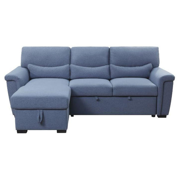 Acme Furniture Haruko Fabric Sleeper Sectional 55540 IMAGE 1