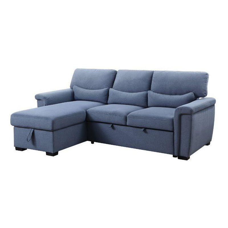 Acme Furniture Haruko Fabric Sleeper Sectional 55540 IMAGE 2