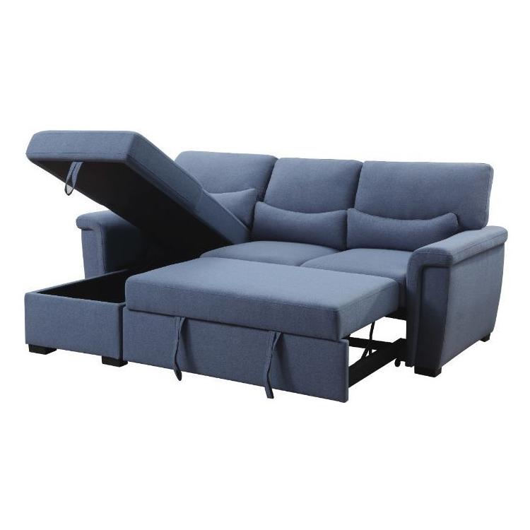 Acme Furniture Haruko Fabric Sleeper Sectional 55540 IMAGE 3