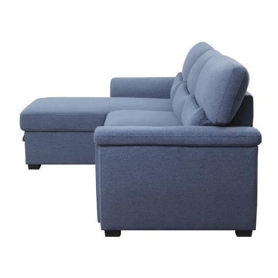 Acme Furniture Haruko Fabric Sleeper Sectional 55540 IMAGE 5
