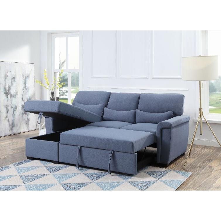Acme Furniture Haruko Fabric Sleeper Sectional 55540 IMAGE 7