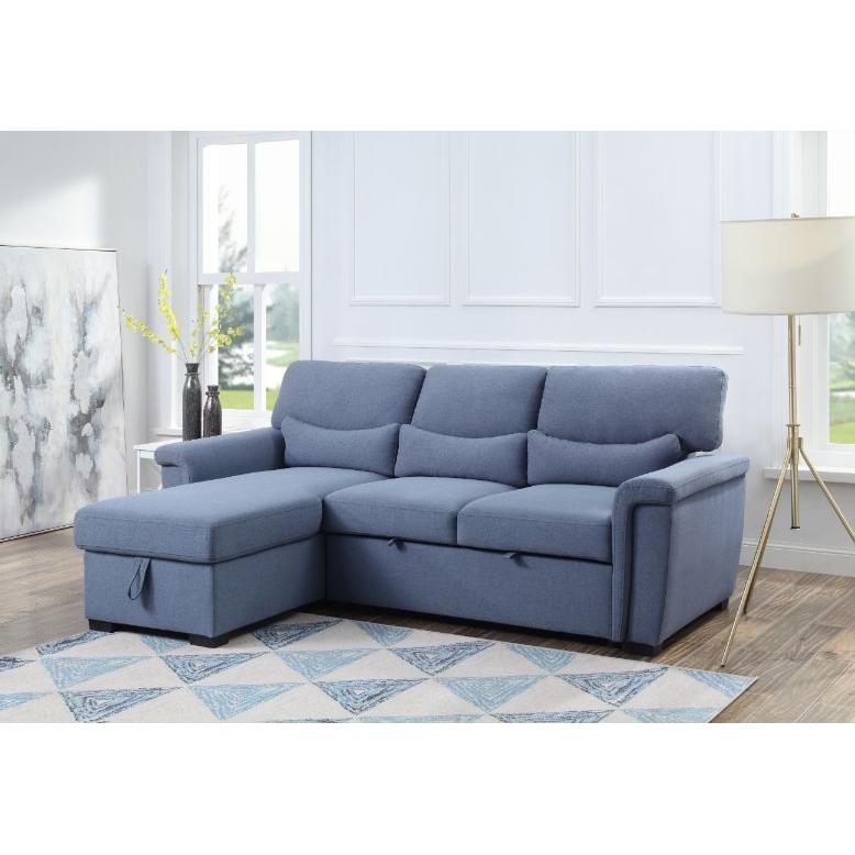 Acme Furniture Haruko Fabric Sleeper Sectional 55540 IMAGE 8