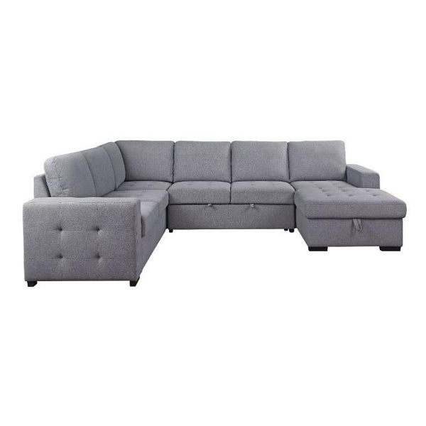 Acme Furniture Nardo Fabric Sleeper Sectional 55545 IMAGE 1